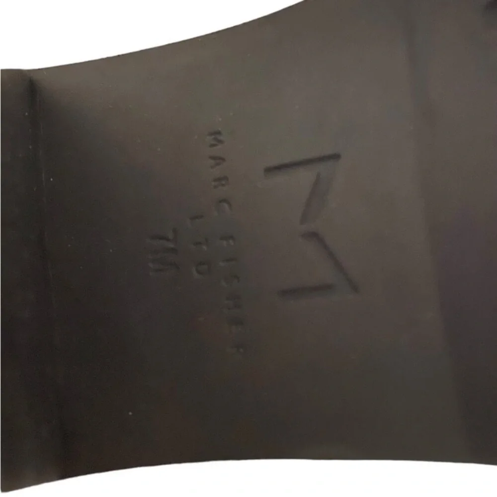 Marc Fisher Leather Combat Boots In Ivory Wyomi Style - Picture 11 of 11